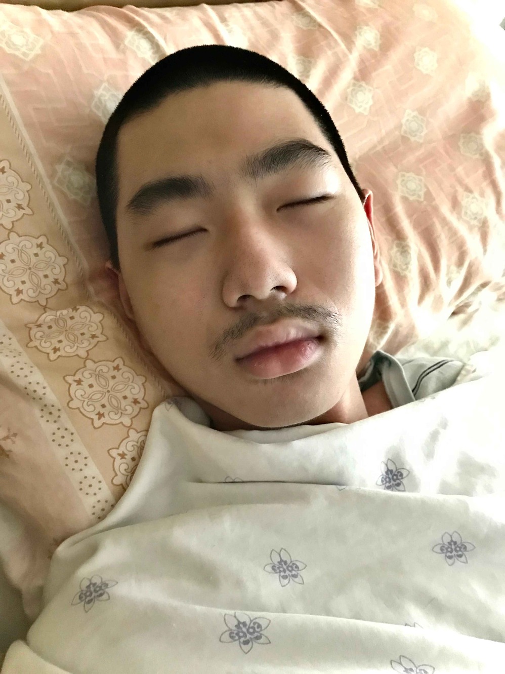 Ma sleeping.