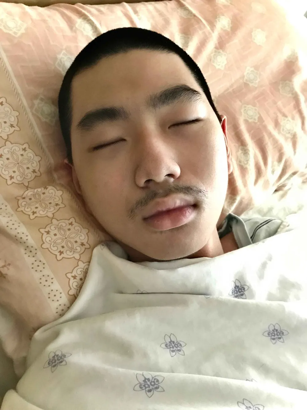 Ma sleeping.